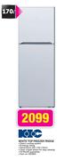 KIC 170Ltr White Top Freezer Fridge