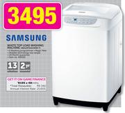 Samsung 13kg White Top Load Washing Machine WA13F5S2UWW F