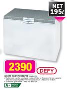 Defy 195Ltr White Chest Freezer DMF470