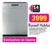 Russell Hobbs 14 Place Stainless Steel Dishwasher RHDW14SS