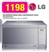 LG 28Ltr Mirror Finish Grill Microwave Oven MH36843GARS