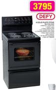 Defy 4 Solid Plate Stove BLK DSS 494