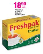 Freshpak Rooibos Tagless Teabags-80's