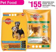 Pedigree Dog Food Adult or Puppy-7/8kg Each