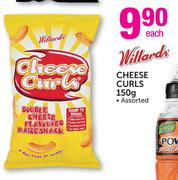 Willards Cheese Curls-150gm