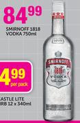 Smirnoff 1818 Vodka-750ml