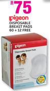 Pigeon Disposable Breast Pads 60 + 12 Free