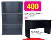 Eton 3 Tier Bookshelf & Eton Desk