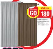 Dobby Diamond Jacquard Curtain-Per Drop