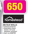 Homestead 20ltr Silk Walls