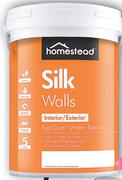 Homestead 5ltr Silk Walls