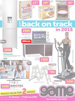 Game : Get Back On Track (21 Jan - 3 Feb 2015), page 1