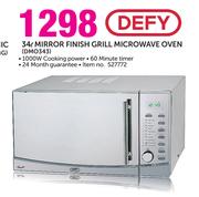 Defy 34Ltr Mirror Finish Grill Microwave Oven DMO343