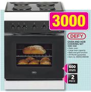 Defy 2 Piece Oven and Hob Cooking Set DBO 458