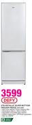 Defy 272Ltr Metallic Silver Bottom Freezer Fridge DFC409