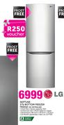 LG Neptune 271Ltr Bottom Freezer Fridge GC B379SLQK
