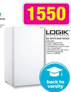 Logik 92Ltr White Bar Fridge LSD 120