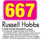 Russell Hobbs 3 Tier Food Steamer