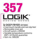 Logik 3L Deep Fryer DY30X