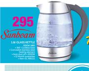 Sunbeam 1.8L Glass Kettle SDGK 180