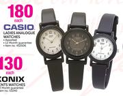 Casio Ladies Analogue Watches Each