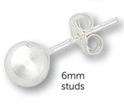 6mm Studs-Per Pair