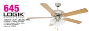 Logik 132cm 3 Light Ceiling Fan
