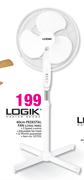 Logik 40cm Pedestal Fan LDS01 40BS
