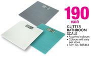 Glitter Bathroom Scale-Each