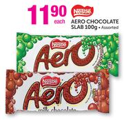 Nestle Aero Chocolate Slab Assorted-100g Each