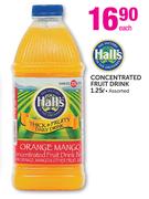Hall's Concentrated Fruit Drink Assorted-1.25L