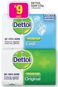 Dettol Soap Assorted-175g Each