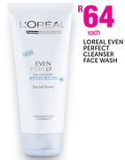 Loreal Even Perfect Cleanser Face Wash-Each