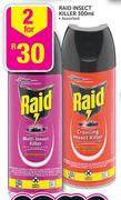 Raid Insect Killer Assorted-2 x 300ml
