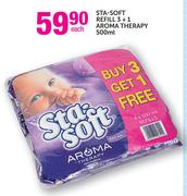 Sta-Soft Refill 3+1 Aroma Therapy-500ml Each