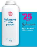 Johnson's Baby Powder Assorted-400g