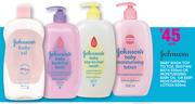 Johnson's Baby Wash Top To Toe/Bedtime Bath-550ml Each