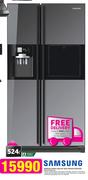 Samsung 524ltr Mirror Finish Side By Side Fridge/Freezer-RS21HFLMR1 XF