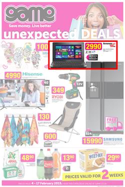 Game : Unexpected Deals (4 Feb - 17 Feb 2015), page 1