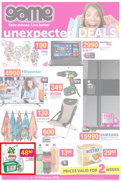 Game : Unexpected Deals (4 Feb - 17 Feb 2015), page 1