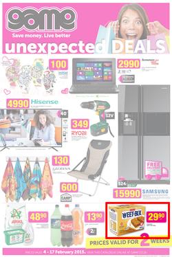 Game : Unexpected Deals (4 Feb - 17 Feb 2015), page 1