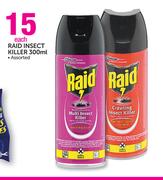 Raid Insect Killer Assorted-300ml Each
