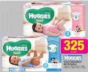 Huggies Gold Mega Box Boys / Girls-Per Pack