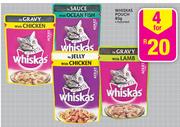 Whiskas Pouch Assorted-4 x 85g 