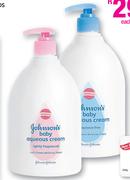 Johnson's Baby Aqueous Cream Fragrance Or Fragrance Free-500ml Each