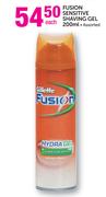 Fusion Sensitive Shaving Gel Assorted-200ml Each