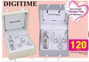 Digitime Watch And Jewel Gift Sets Assorted
