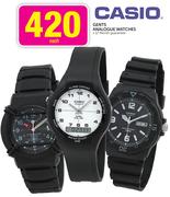 Casio Gents Analogue Watches-Each