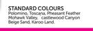Dulux Standard Colours