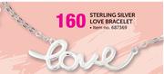 Sterling Silver Love Bracelet